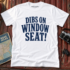 'Dibs on Window Seat!' Graphic Tee