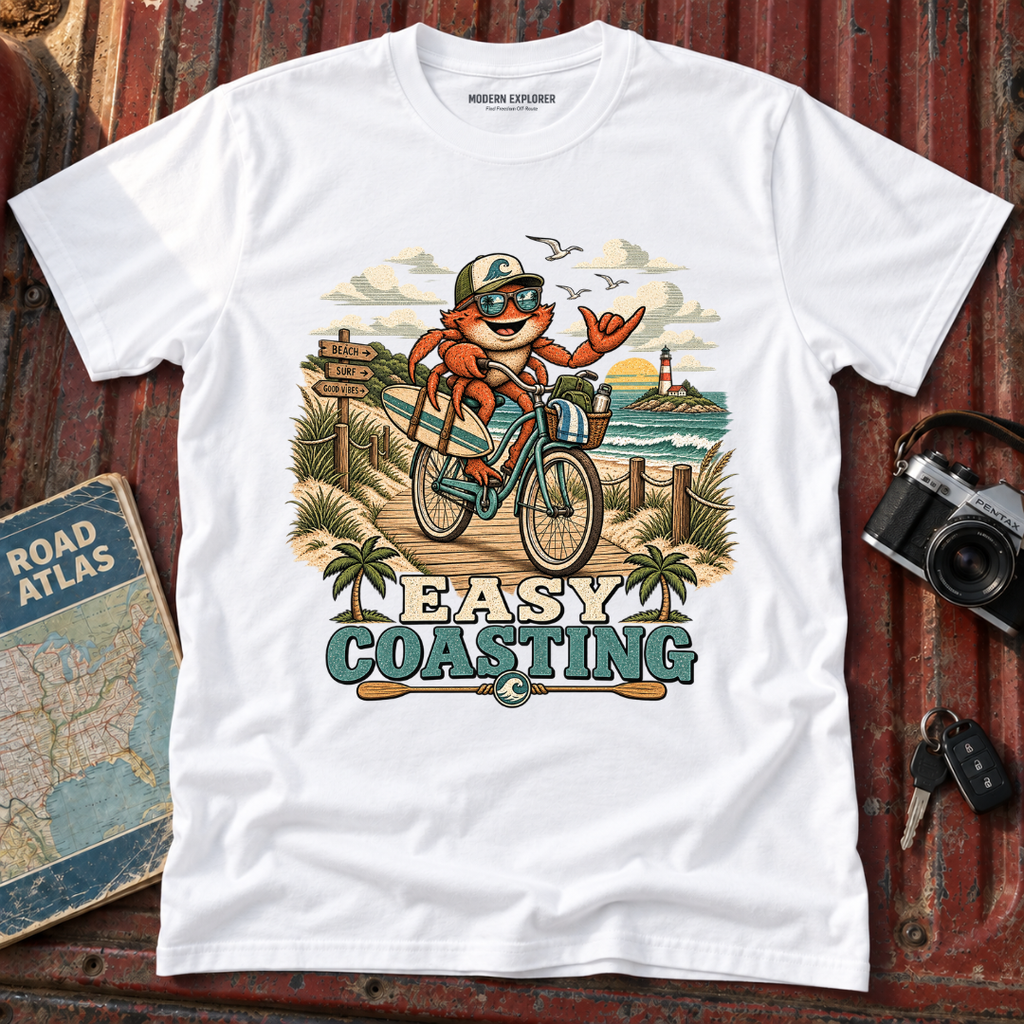Easy Coasting Beach Graphic Tee