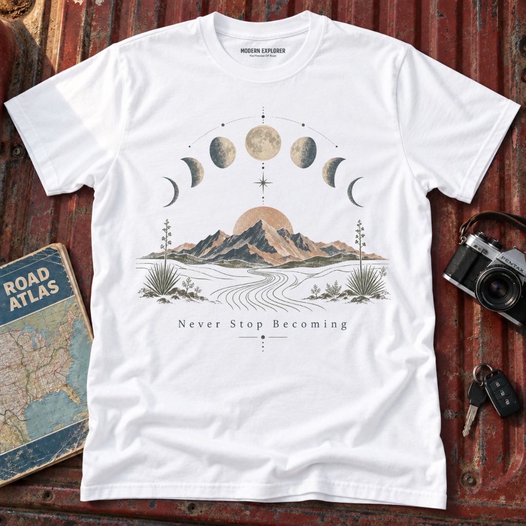 "Never Stop Becoming" Graphic Tee