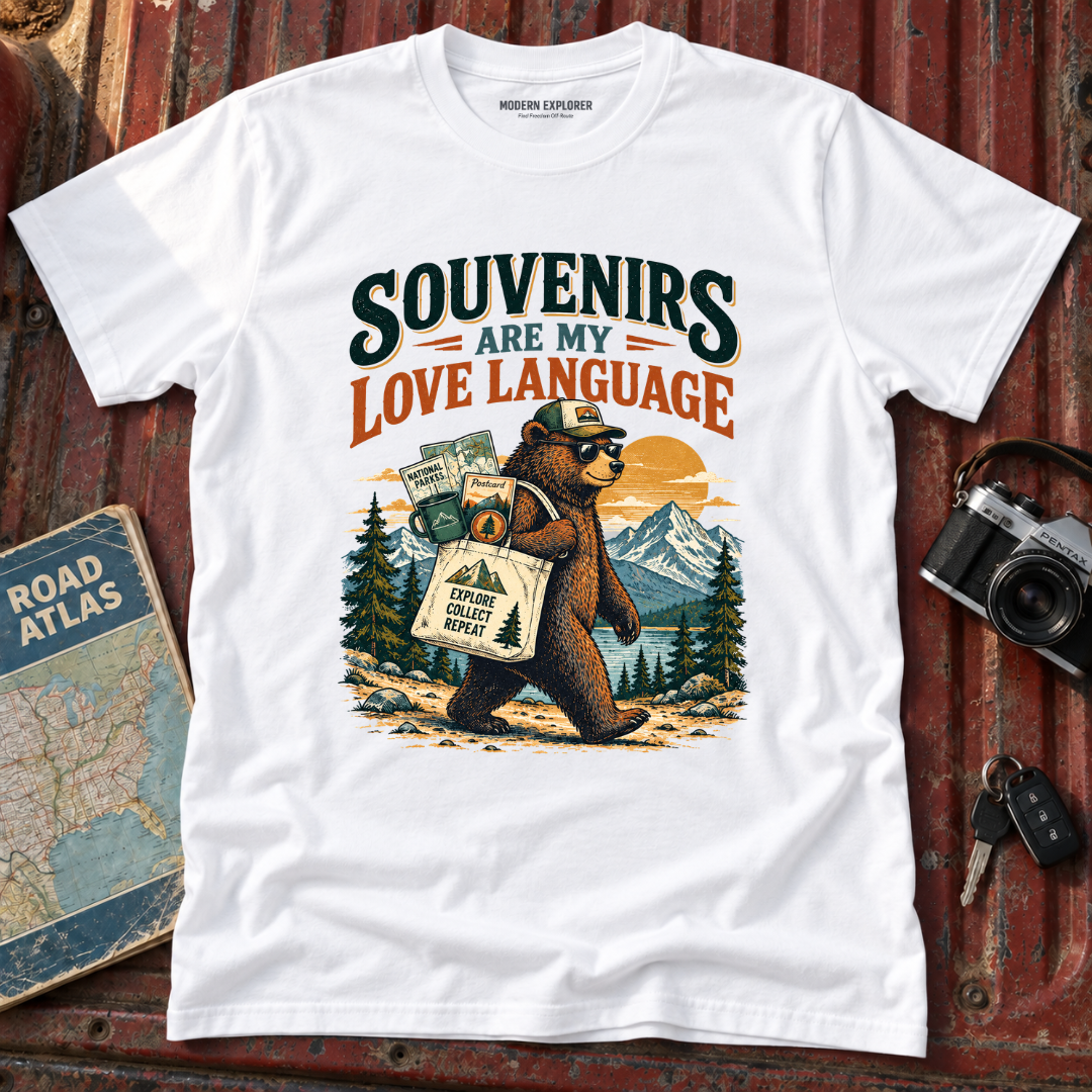 'Souvenirs Are My Love Language' Travel Graphic Tee