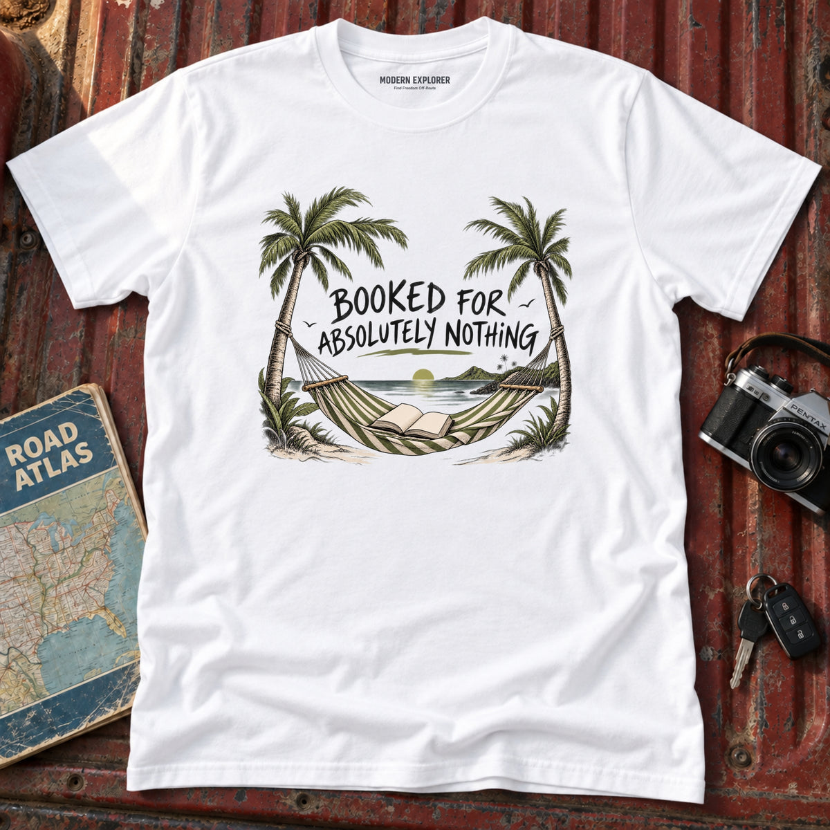 "Booked for Absolutely Nothing" Graphic Tee