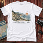 'Tale the Coastal Way' Sunset Beach Graphic
