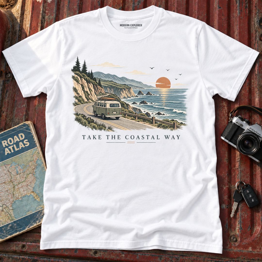 'Tale the Coastal Way' Sunset Beach Graphic