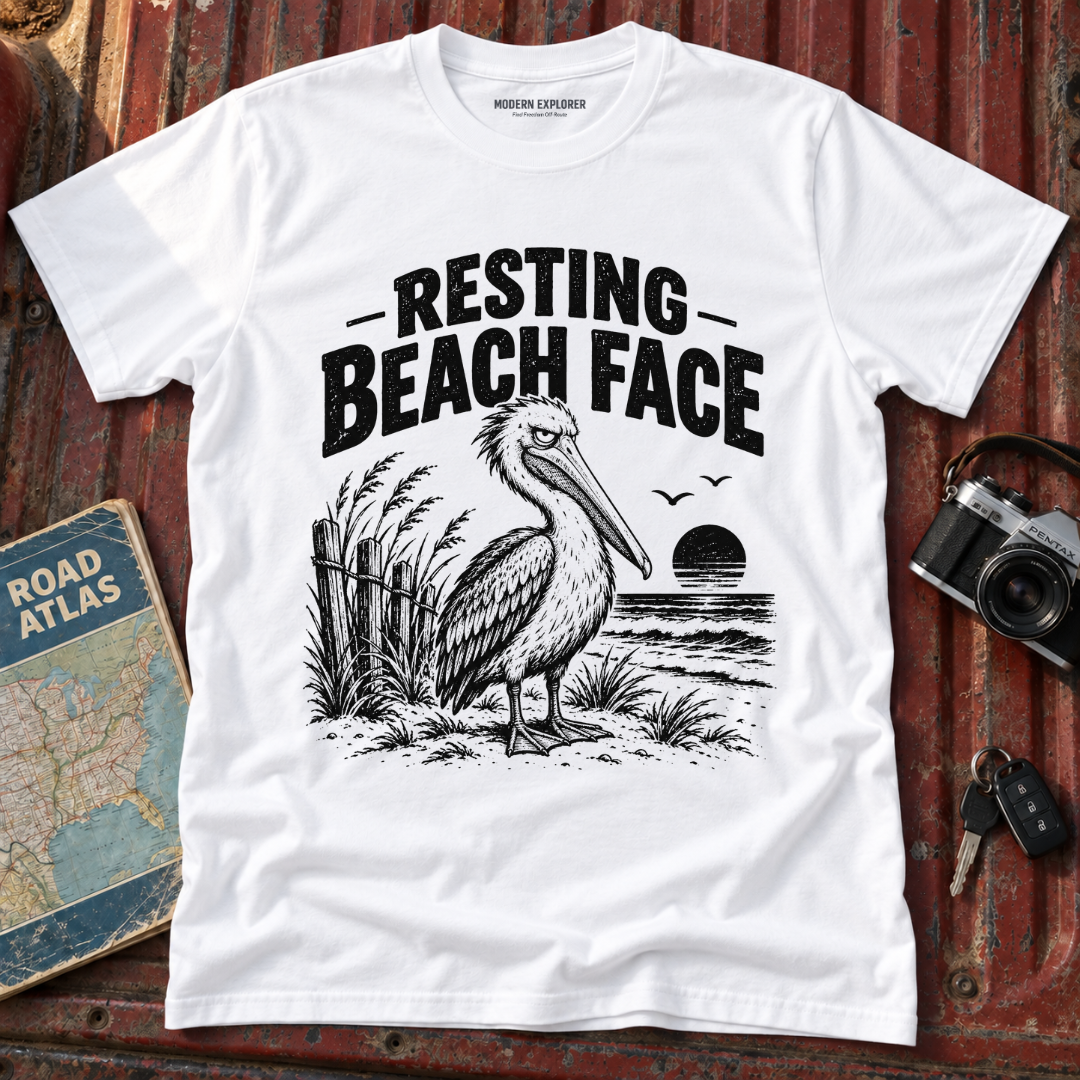 Resting Beach Face T-Shirt