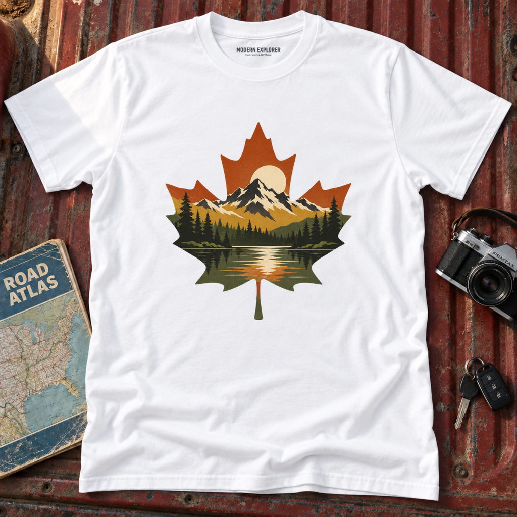 Maple Mountain Landscape T-Shirt