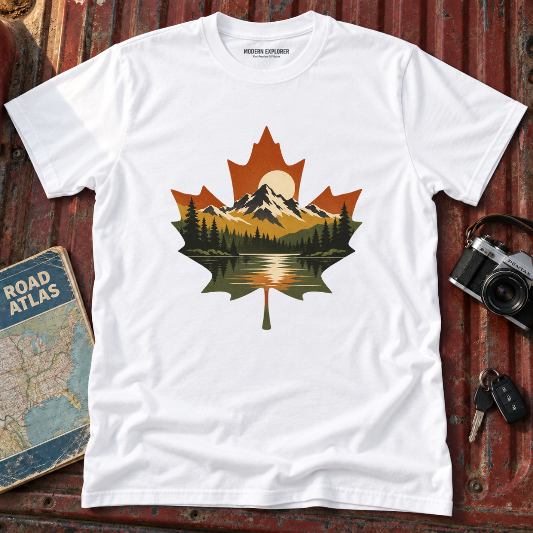 Maple Mountain Landscape T-Shirt