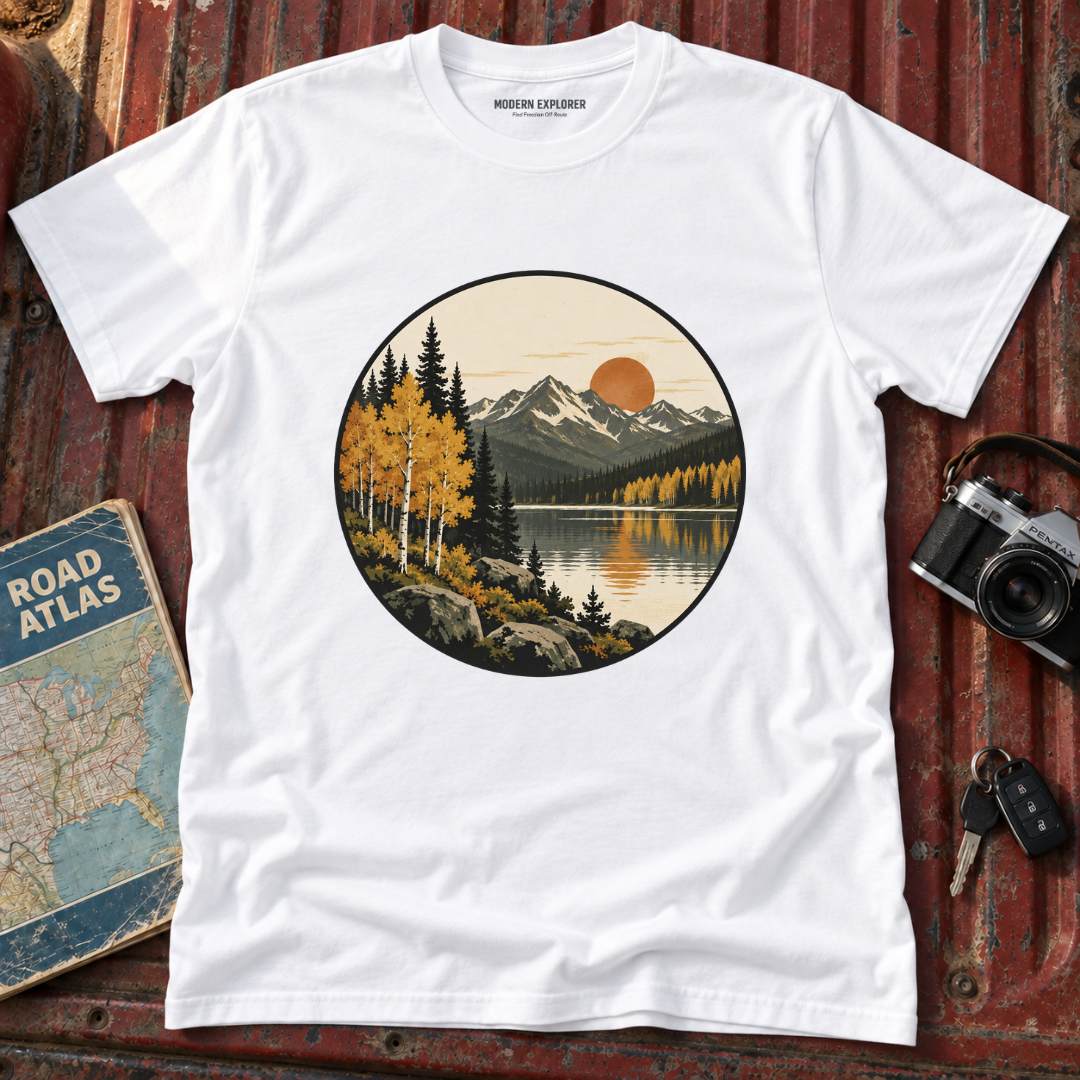 Fall Mountains Adventure Tee