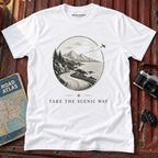 "Take The Scenic Way" Vintage Travel Tee