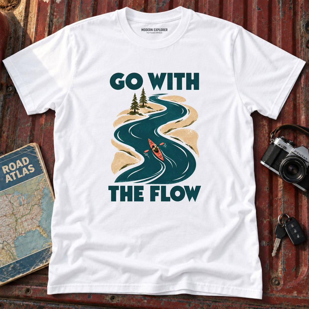 "Go With The Flow" Graphic Tee