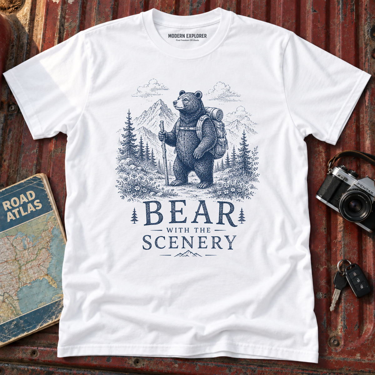 'Bear With The Scenery' Graphic Tee