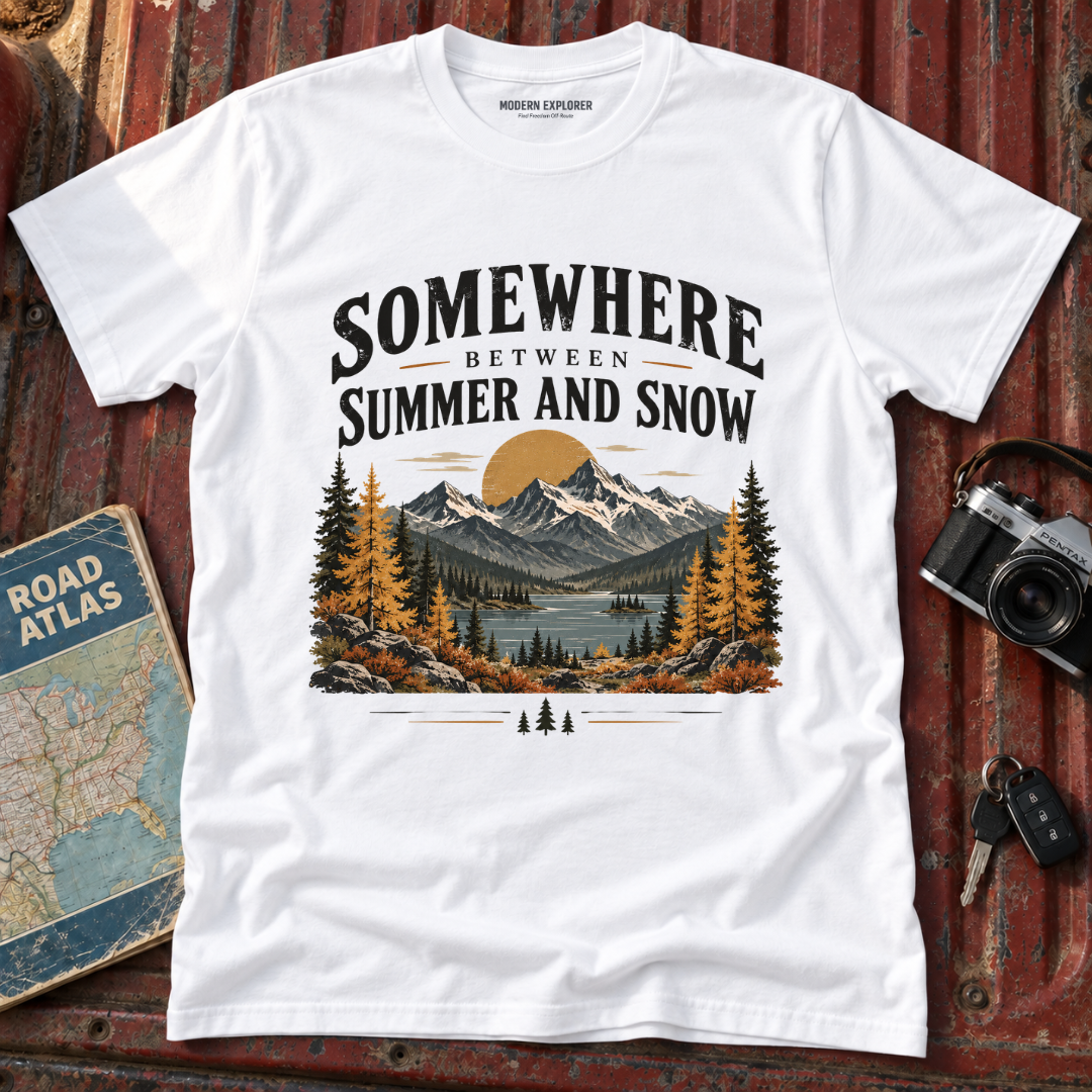 Somewhere Between Summer and Snow Tee