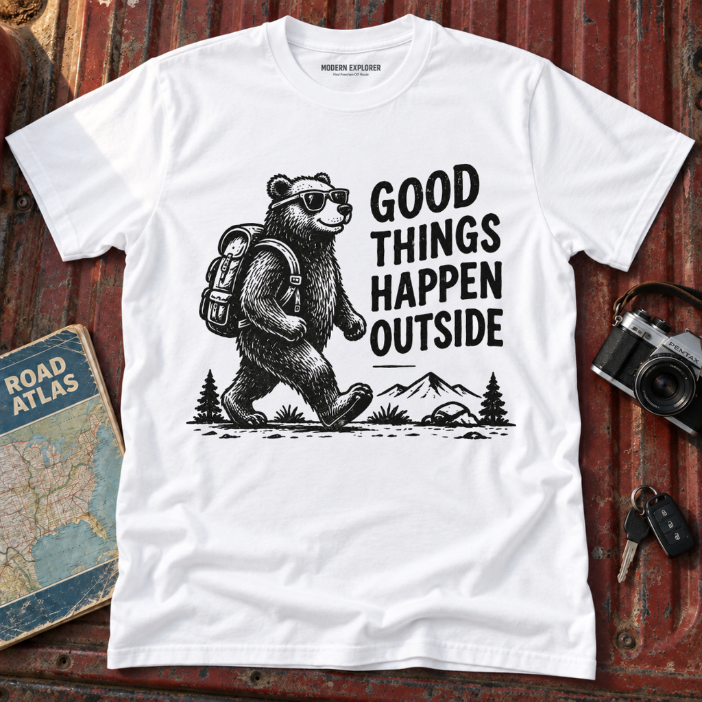 Good Things Happen Outside Graphic Tee