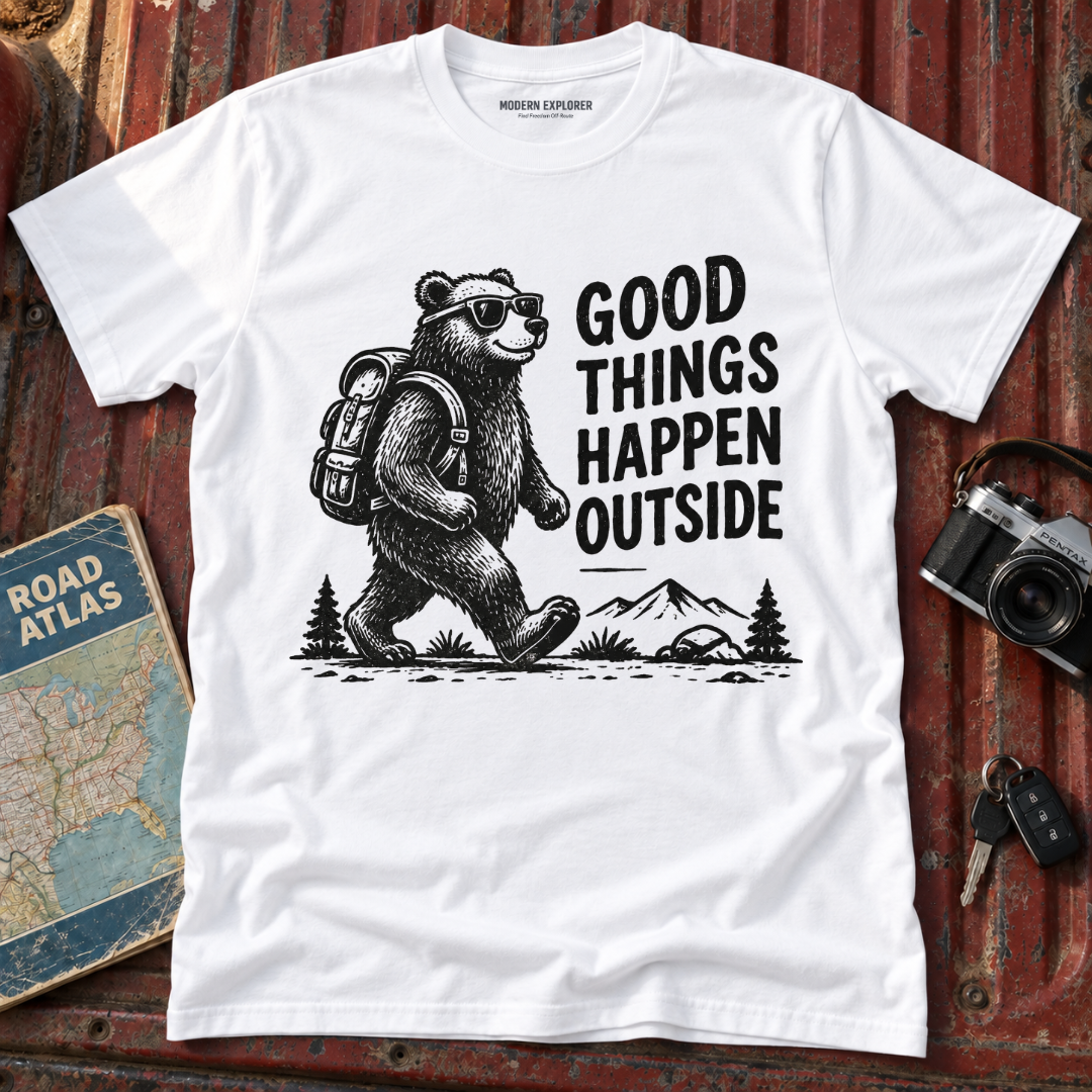 Good Things Happen Outside Graphic Tee